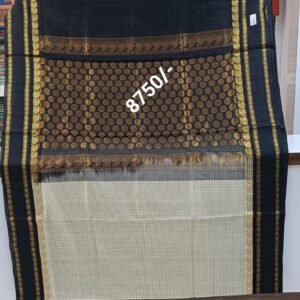 Vibrating Off-white Kuppadam Silk Saree