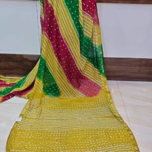 Multi color Semi Silk Saree