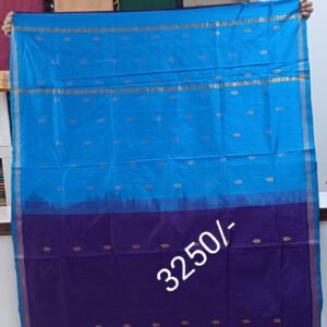 Royal Blue Kuppadam Silk Saree