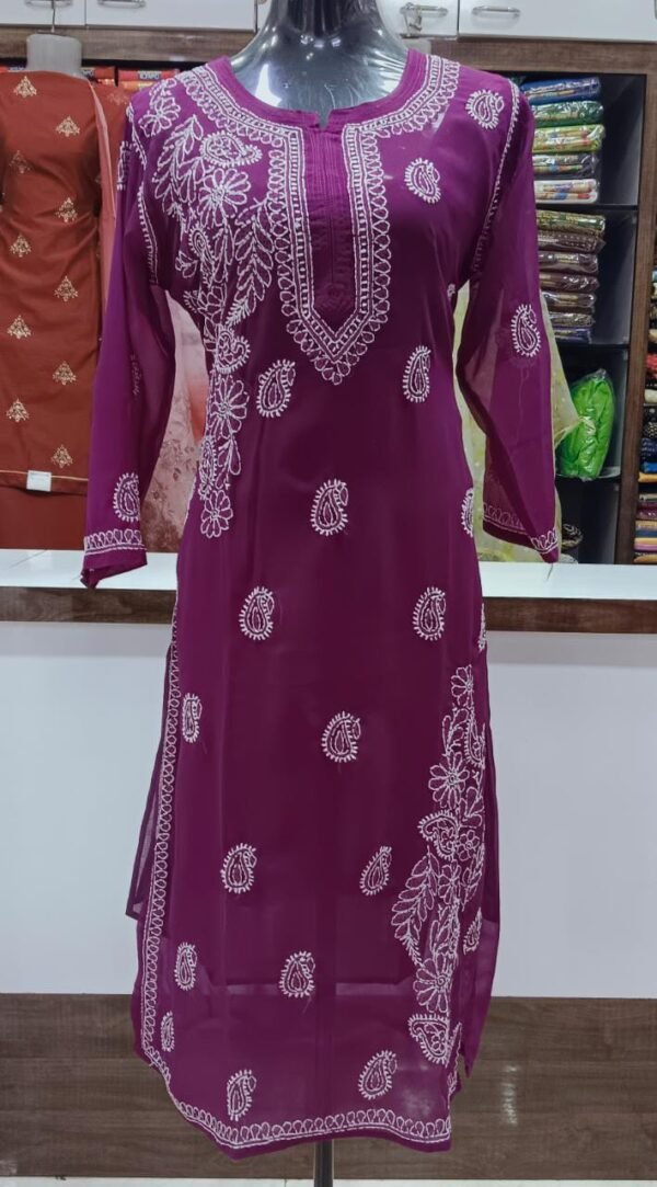 KURTI LAKHNAVI GEORGET