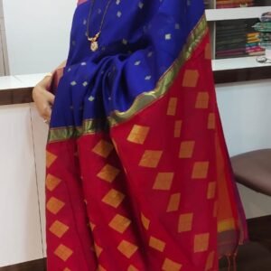 Discover the Elegance of Baha Half Silk Bengal Handloom