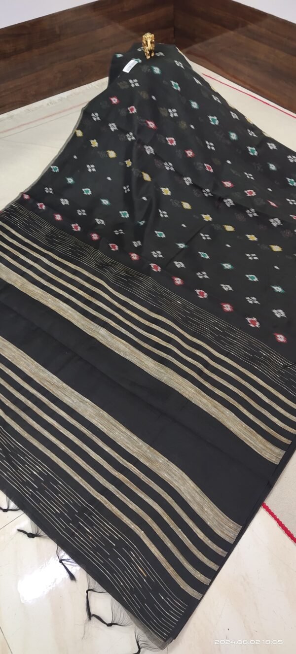 Exquisite Tasser Silk with Patola Print: A Timeless Elegance